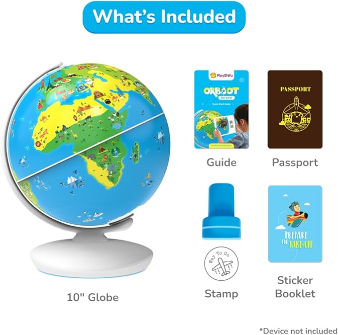 Smart Educational Globe for Kids, Interactive AR Toy, Ideal for Preschool Learning