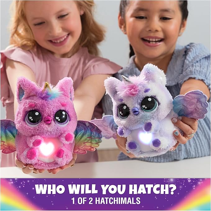 Hatchimals Alive, Mystery Hatch Pufficorn, Surprise Interactive Toy & Egg with Mist, Lights & Sounds