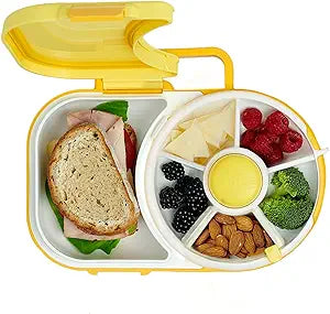 Kids Lunchbox with Small Snack Spinner Flip