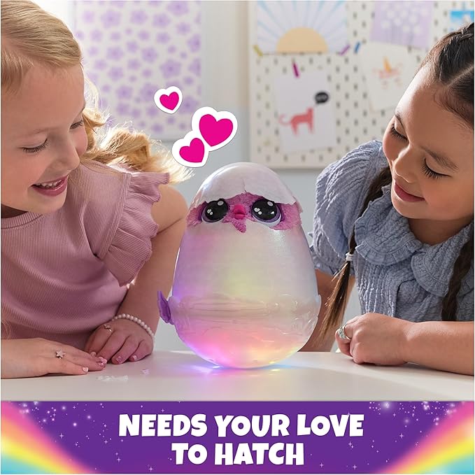 Hatchimals Alive, Mystery Hatch Pufficorn, Surprise Interactive Toy & Egg with Mist, Lights & Sounds